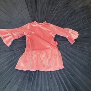 Gotz happy kidz pink velvet dress